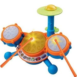 Colorful Kids Drum Set with Lights